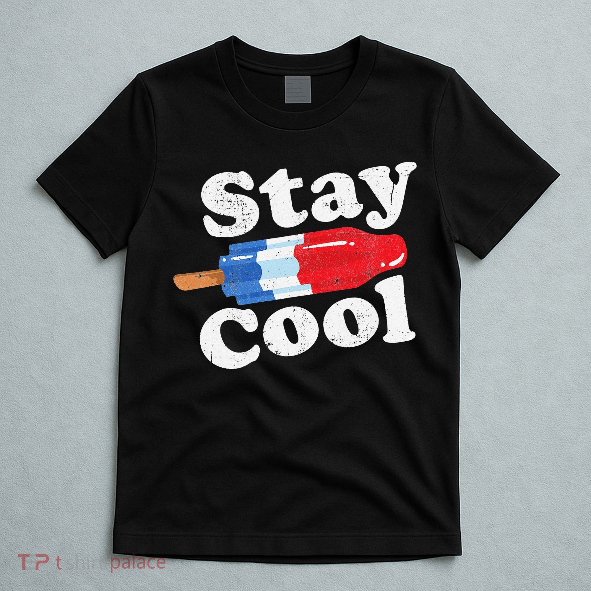 Summer Popsicle Stay Cool Funny Bomb Retro 80s Pop Gift T-Shirt