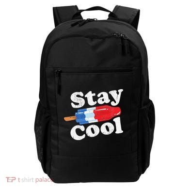 Summer Popsicle Stay Cool Funny Bomb Retro 80s Pop Gift Backpack