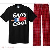Summer Popsicle Stay Cool Funny Bomb Retro 80s Pop Gift Pajama Set thumb 0