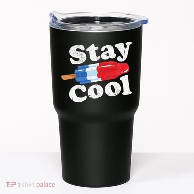 Summer Popsicle Stay Cool Funny Bomb Retro 80s Pop Gift Tumbler