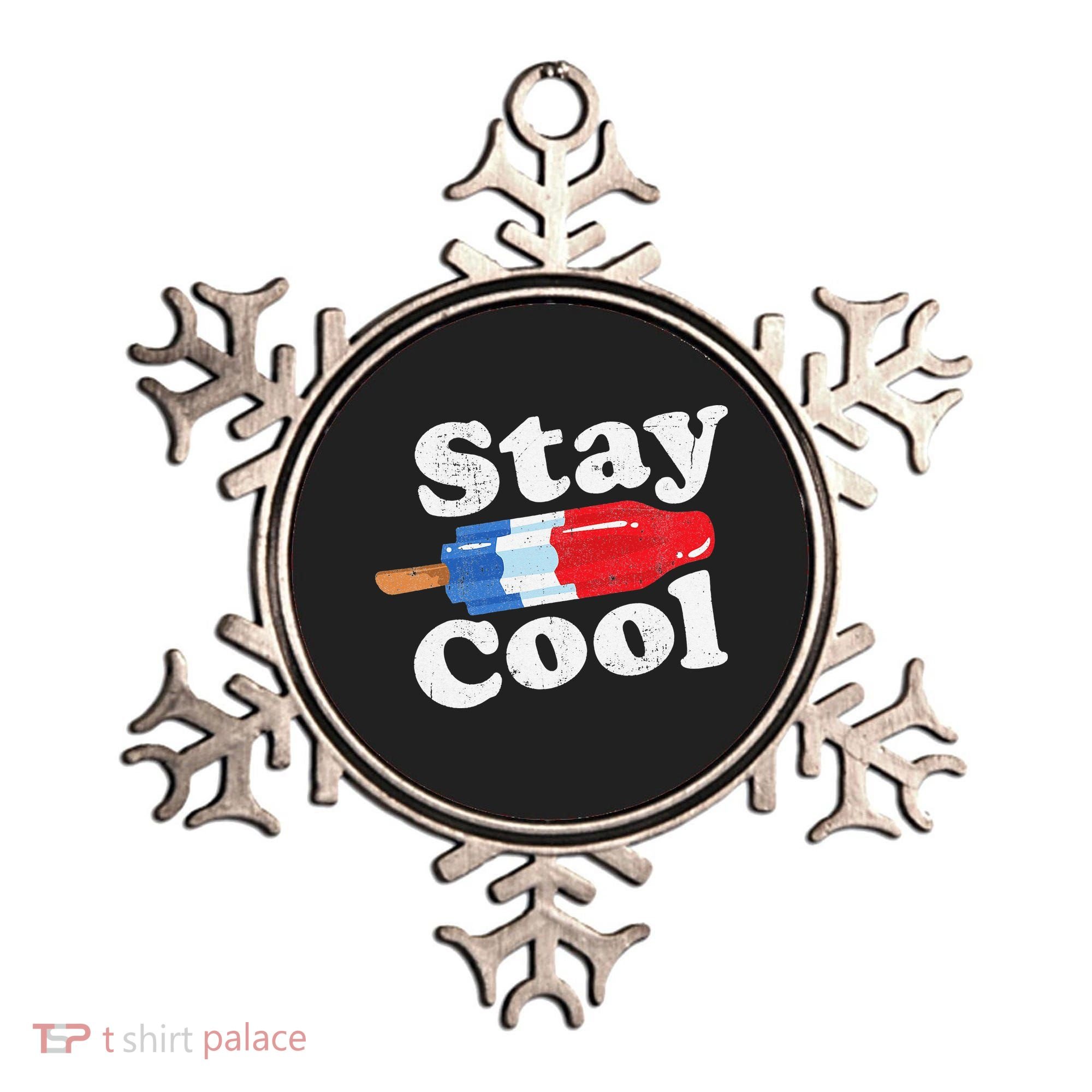 Summer Popsicle Stay Cool Funny Bomb Retro 80s Pop Gift Ornament