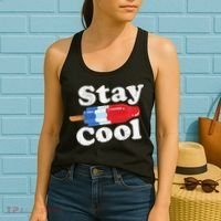 Summer Popsicle Stay Cool Funny Bomb Retro 80s Pop Gift Women's Tank Top thumb 2