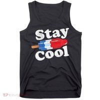 Summer Popsicle Stay Cool Funny Bomb Retro 80s Pop Gift Tank Top thumb 0
