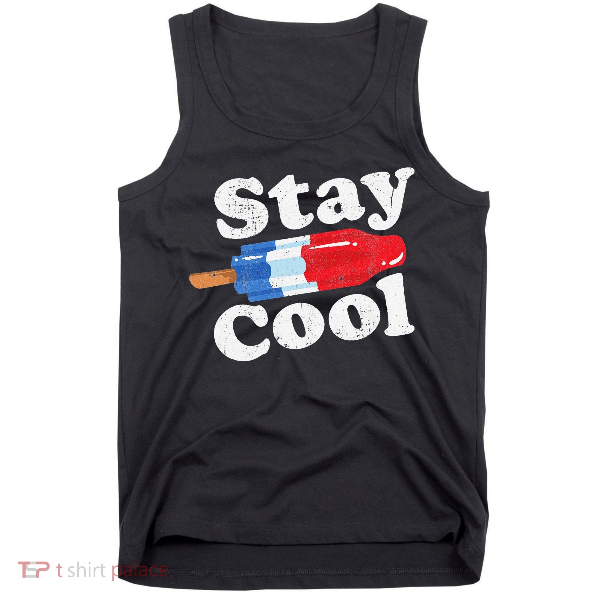 Summer Popsicle Stay Cool Funny Bomb Retro 80s Pop Gift Tank Top