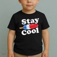 Summer Popsicle Stay Cool Funny Bomb Retro 80s Pop Gift Toddler T-Shirt thumb 2