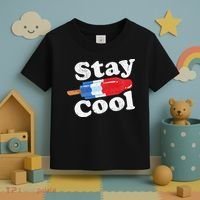 Summer Popsicle Stay Cool Funny Bomb Retro 80s Pop Gift Toddler T-Shirt thumb 3
