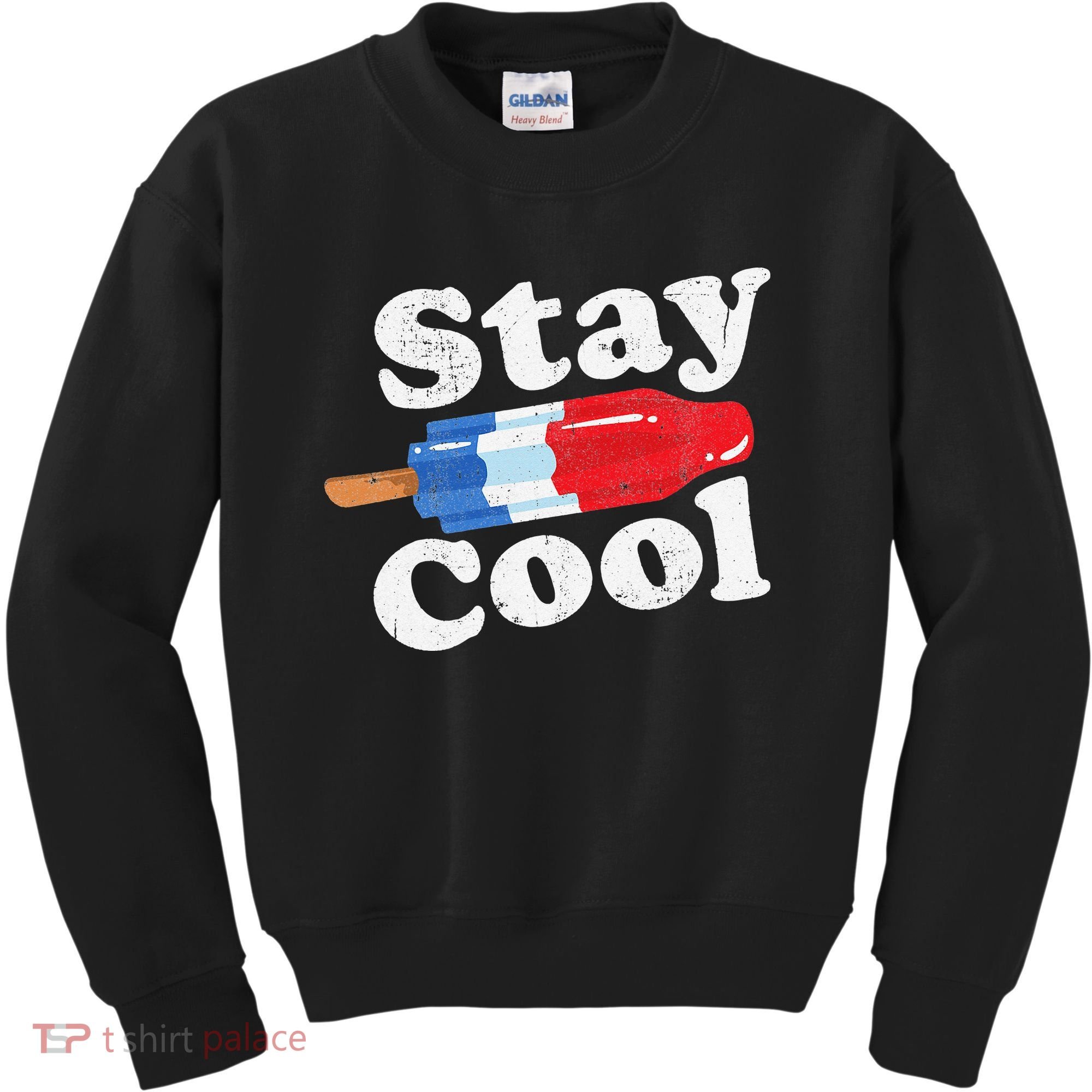 Summer Popsicle Stay Cool Funny Bomb Retro 80s Pop Gift Kids Sweatshirt