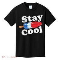 Summer Popsicle Stay Cool Funny Bomb Retro 80s Pop Gift Kids T-Shirt thumb 0