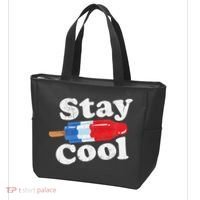 Summer Popsicle Stay Cool Funny Bomb Retro 80s Pop Gift Tote Bag thumb 3