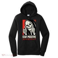 Stay Positive Skeleton Japanese Women's Hoodie thumb 0
