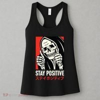 Stay Positive Skeleton Japanese Women's Tank Top thumb 3