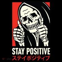 Stay Positive Skeleton Japanese Toddler Hoodie thumb 2