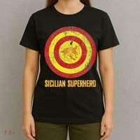 Sicilian Pride Sicilia Flag Super Hero T-Shirt thumb 4