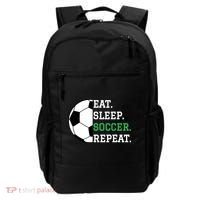 Soccer Player Soccer Lover Eat Sleep Soccer Repeat Backpack thumb 0