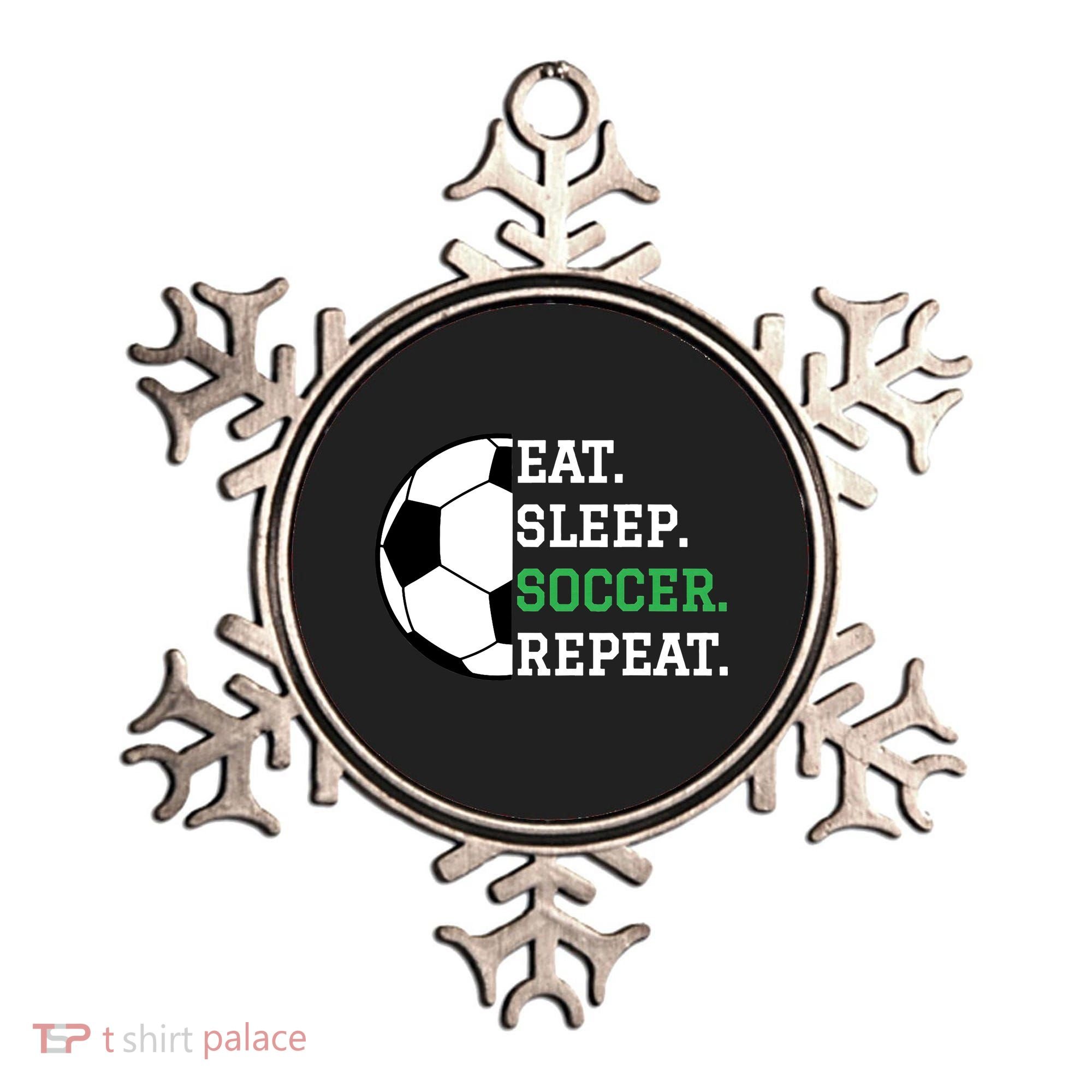 Soccer Player Soccer Lover Eat Sleep Soccer Repeat Ornament