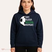 Soccer Player Soccer Lover Eat Sleep Soccer Repeat Hoodie thumb 5