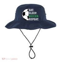 Soccer Player Soccer Lover Eat Sleep Soccer Repeat Bucket Hat thumb 0