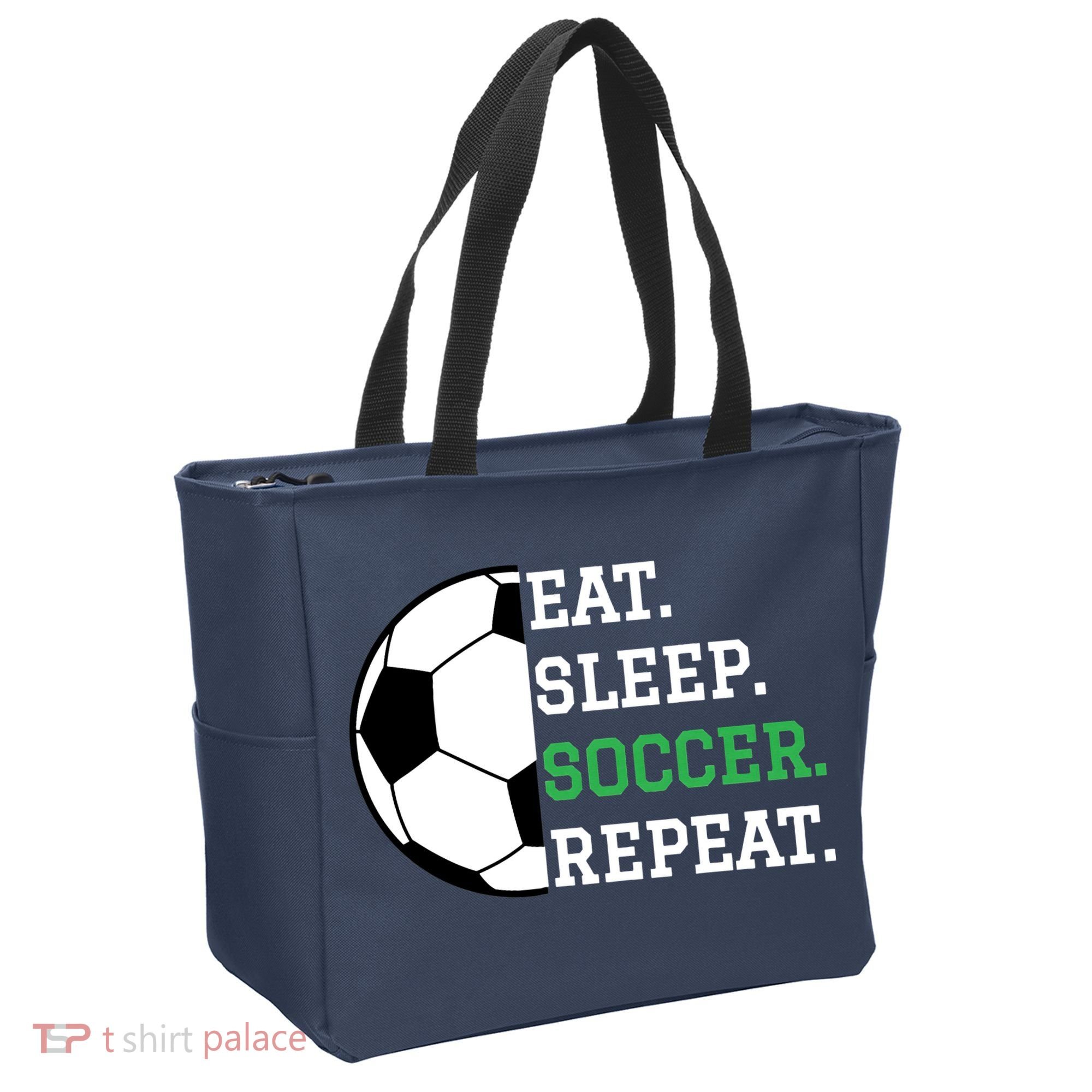 Soccer Player Soccer Lover Eat Sleep Soccer Repeat Tote Bag