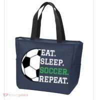 Soccer Player Soccer Lover Eat Sleep Soccer Repeat Tote Bag thumb 3