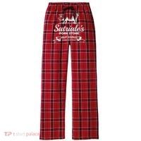 Satriales Pork Store Kearny New Jersey Women's Flannel Plaid Pajama Pants thumb 0