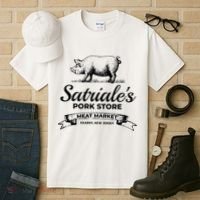 Satriales Pork Store Kearny New Jersey Tall T-Shirt thumb 3