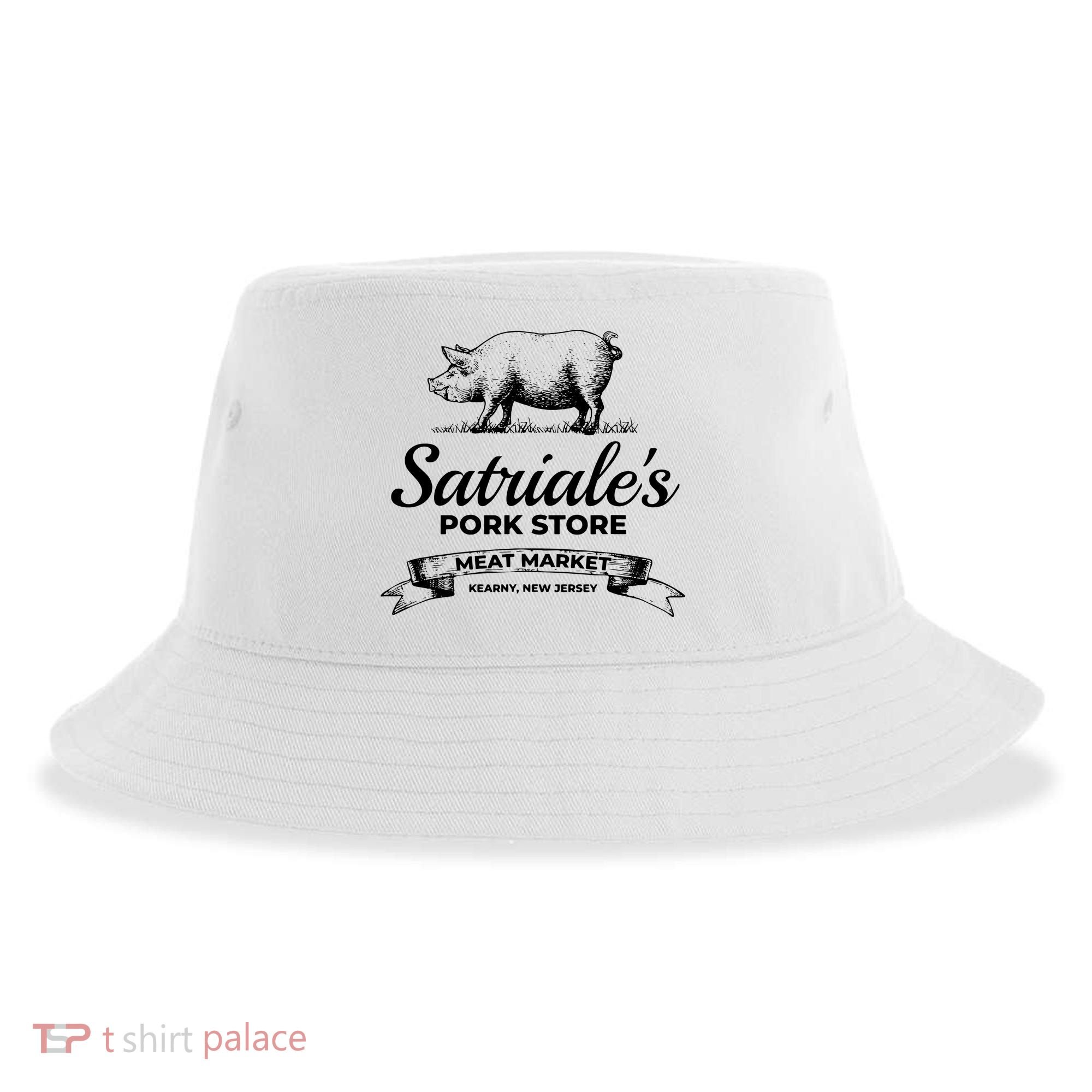 Satriales Pork Store Kearny New Jersey Sustainable Bucket Hat