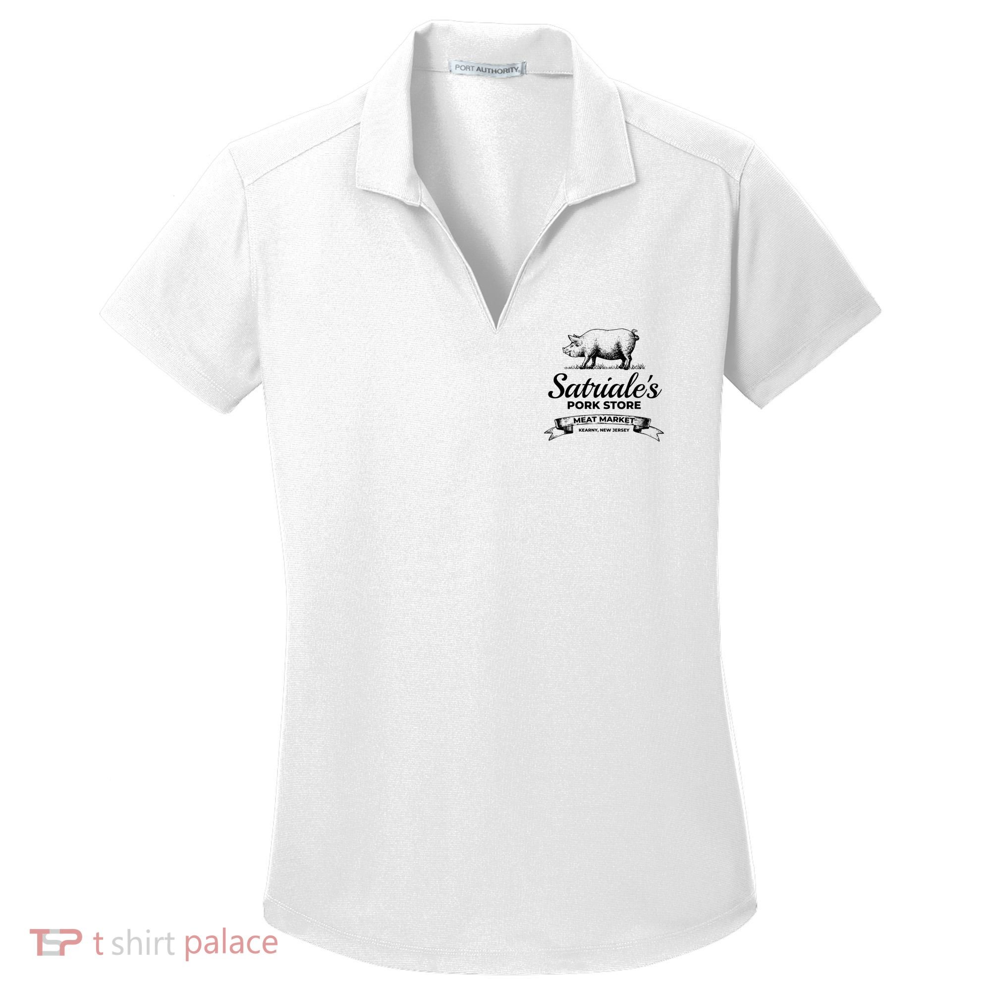 Satriales Pork Store Kearny New Jersey Women's Dry Zone Grid Polo