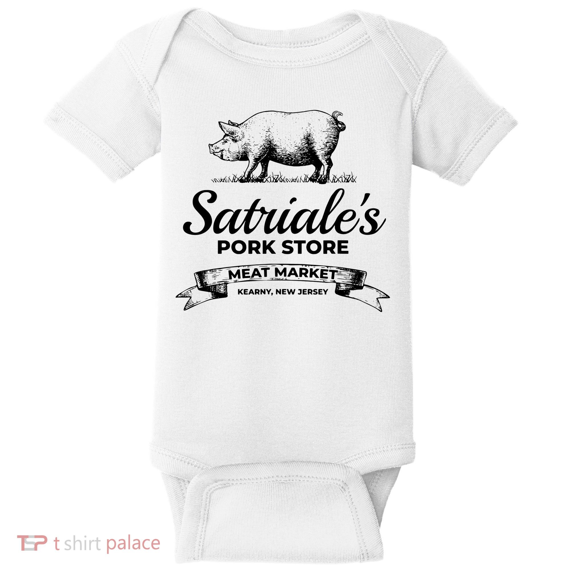 Satriales Pork Store Kearny New Jersey Baby Bodysuit