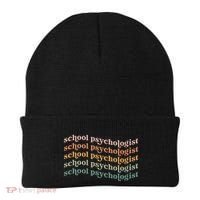 School Psychologist School Psychology School Psych Lpc Gift Beanie thumb 0