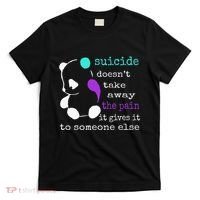 Suicide Pain Semicolon Gift Suicide Prevention Awareness T-Shirt thumb 0