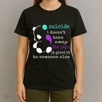 Suicide Pain Semicolon Gift Suicide Prevention Awareness T-Shirt thumb 4