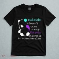 Suicide Pain Semicolon Gift Suicide Prevention Awareness T-Shirt thumb 5