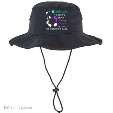 Suicide Pain Semicolon Gift Suicide Prevention Awareness Bucket Hat