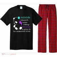 Suicide Pain Semicolon Gift Suicide Prevention Awareness Pajama Set thumb 0