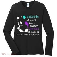 Suicide Pain Semicolon Gift Suicide Prevention Awareness Women's Long Sleeve Shirt thumb 0