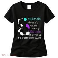 Suicide Pain Semicolon Gift Suicide Prevention Awareness Women's T-Shirt thumb 0
