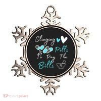 Slinging Pills To Pay The Bills Funny Pharmacist Pharmacy Ornament thumb 0