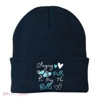 Slinging Pills To Pay The Bills Funny Pharmacist Pharmacy Beanie thumb 0