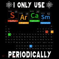 Science Periodic Table Tee I Only Use Sarcasm Periodically Toddler Hoodie thumb 2