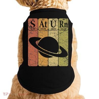 Saturn Periodic Table Elements Saturn Planet Space Nerd Doggie Tank
