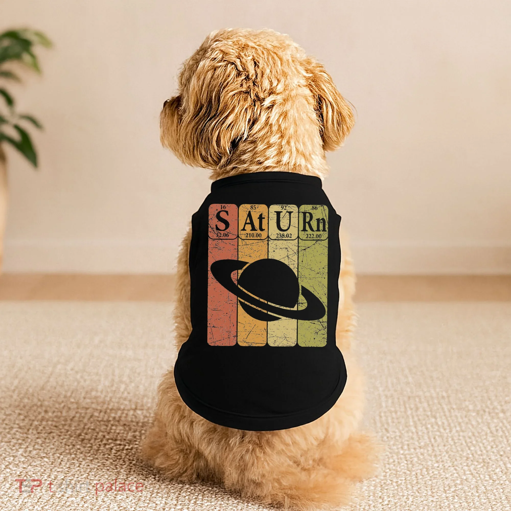 Saturn Periodic Table Elements Saturn Planet Space Nerd Doggie Tank