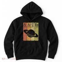 Saturn Periodic Table Elements Saturn Planet Space Nerd Hoodie thumb 0