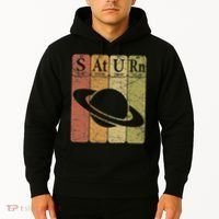 Saturn Periodic Table Elements Saturn Planet Space Nerd Hoodie thumb 2