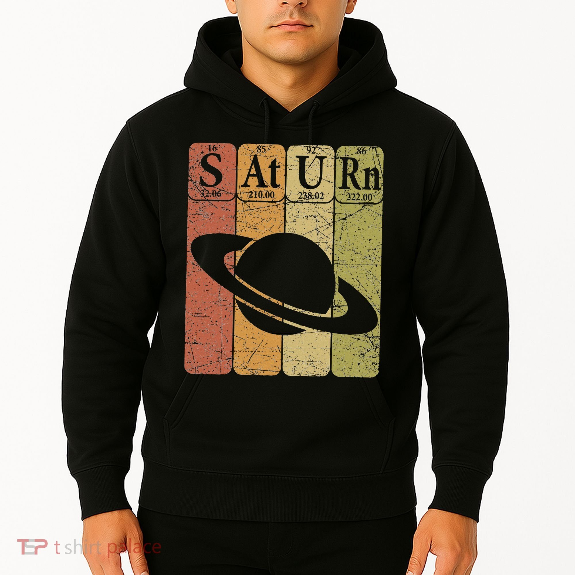 Saturn Periodic Table Elements Saturn Planet Space Nerd Hoodie