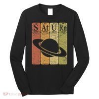 Saturn Periodic Table Elements Saturn Planet Space Nerd Long Sleeve Shirt thumb 0
