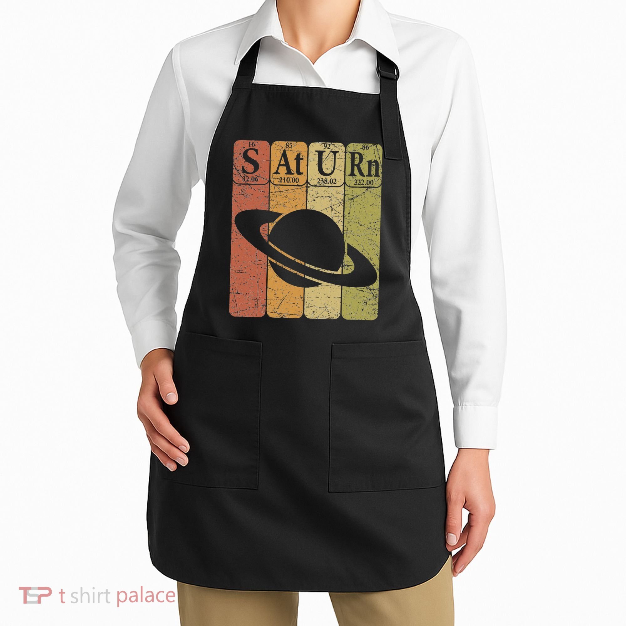 Saturn Periodic Table Elements Saturn Planet Space Nerd Apron
