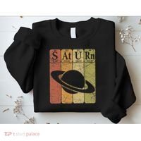 Saturn Periodic Table Elements Saturn Planet Space Nerd Sweatshirt thumb 2