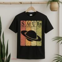 Saturn Periodic Table Elements Saturn Planet Space Nerd T-Shirt thumb 2