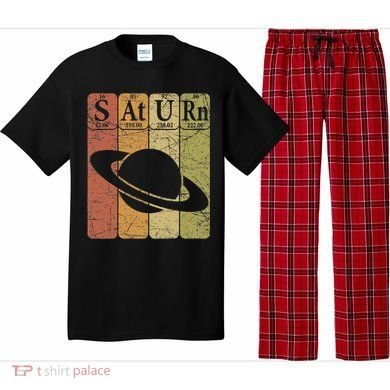 Saturn Periodic Table Elements Saturn Planet Space Nerd Pajama Set