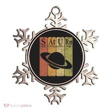 Saturn Periodic Table Elements Saturn Planet Space Nerd Ornament